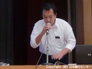 石川県森林管理課中橋専門員