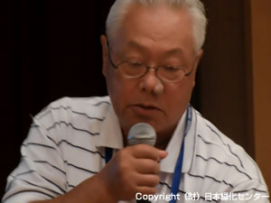高坂・根上町緑を守る会北村会長