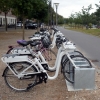 写真7　自動で貸出・返却できる自転車ステーション