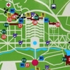 写真1　サン・スーシー宮殿の公園区域図