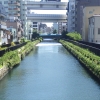 写真15　運河の両岸に整備された緑道（東京都江東区）