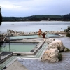 写真4　湖岸の温浴施設（ロトルア）