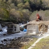 写真3　羅臼川砂防ダムの改良