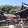 写真5　吉備津彦神社は吉備の中山の北東山麓に位置する