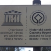 写真4　 中心街が世界文化遺産に登録されていることを示す標識