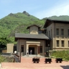 写真3　金瓜石鉱山跡地と黄金博物館