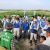 写真4　 渡良瀬遊水地ヤナギ・セイタカアワダチソウ除去作戦活動の様子
