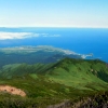 利尻山山頂付近からの景色